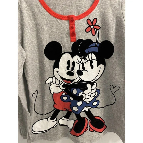 MICKEY & MINNIE PJ TOP SIZE XS - Picture 7 of 7